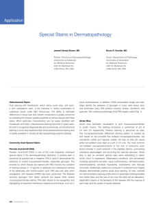 Special Stains in Dermatopathology