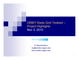 ORBIT Radio Grid Testbed
