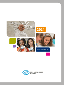 ANNUAL REPORT - Boys & Girls Clubs of America