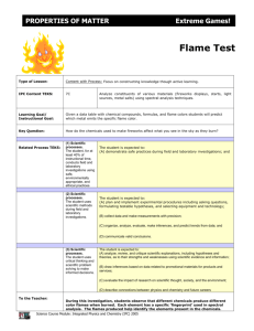 Flame Test - tlantis.coe.uh.edu