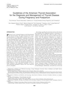 Guidelines of the American Thyroid Association for the