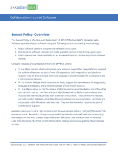 Sunset Policy - Akkadian Labs