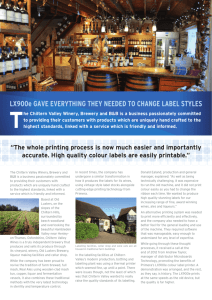 LX900e Case Study Chiltern Valley Winery