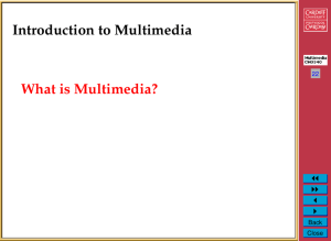 CM0340 Chapter 1: Introduction to Multimedia