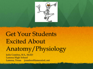 Get Your Students Excited About Anatomy/Physiology