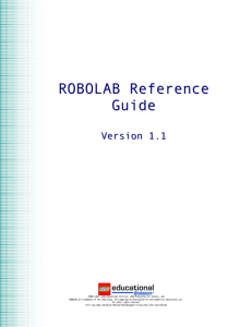 Getting Help with ROBOLAB