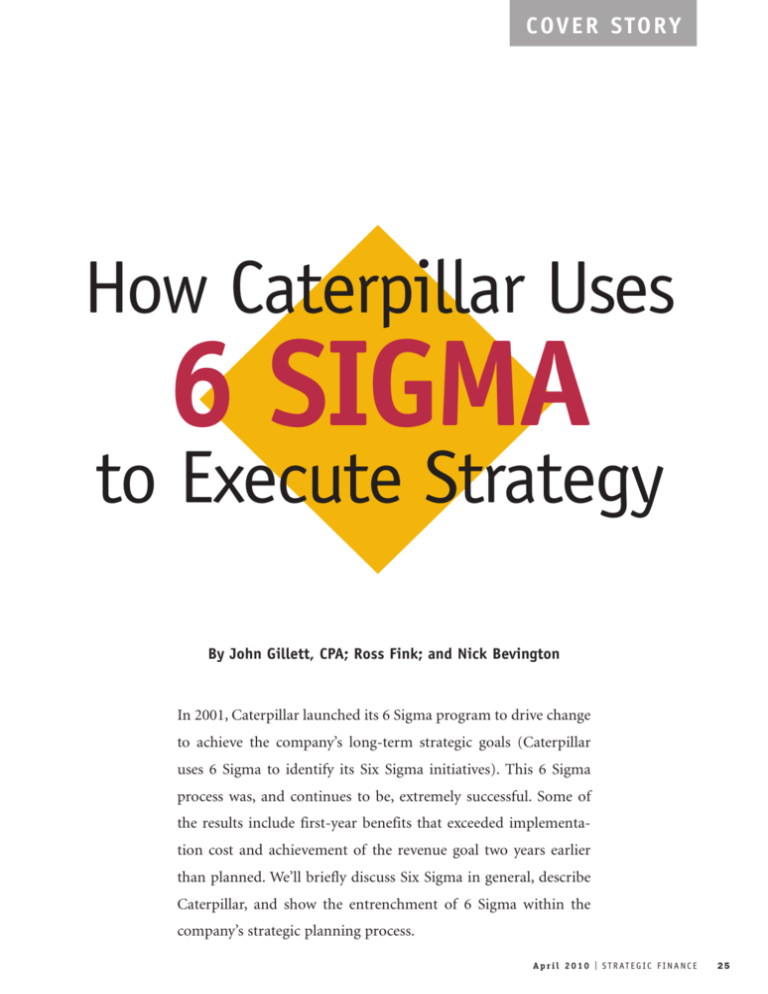 how-caterpillar-uses-to-execute-strategy