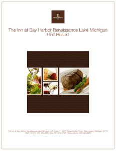 The Inn at Bay Harbor Renaissance Lake Michigan