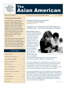 Asian American - University of Connecticut