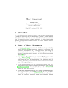 Money Management - Finanzaonline.com