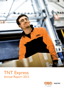 TNT Express Annual Report 2012