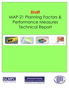 MAP-21 Planning Factors & Performance Measures