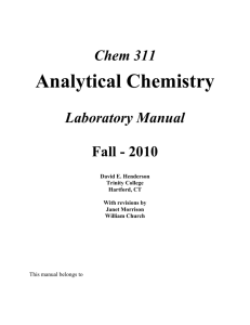 Analytical Chemistry