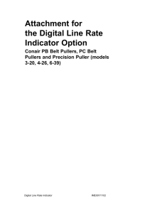 Digital Line Rate Indicator Information