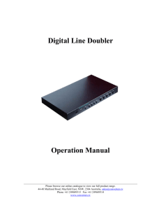 Digital Line Doubler