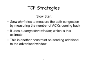 TCP Strategies