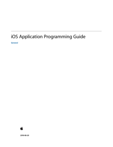 IOS Application ProgrammingGuide
