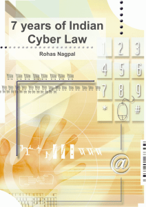 7 years of Indian Cyber Law - Department of Information