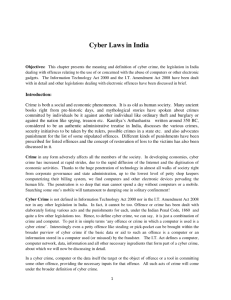 Chapter 19 Cyber Laws in India - Indian Institute of Banking & Finance