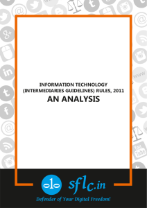 Information Technology (Intermediaries Guidelines)