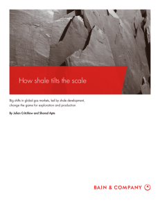 How shale tilts the scale
