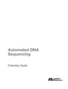 Automated DNA Sequencing - Cal Poly San Luis Obispo