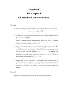 Workbook For Chapter 9 Of Blanchard Macroeconomics.