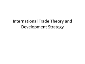 7. International Trade Theory and Development