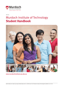 Murdoch Institute of Technology Student Handbook