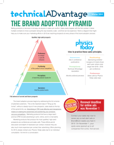 The brand adopTion pYramid