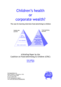Children's health or corporate wealth?