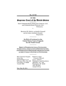 amicus brief - International Association of Defense Counsel