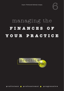 Manage Your Practice Finances