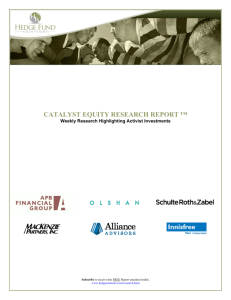 catalyst equity research report