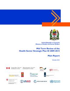 MTR Tanzania Main Report