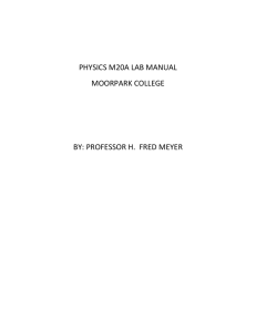 lab manual - Moorpark College Home Page