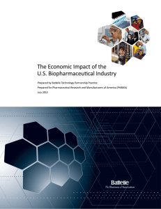 Economic Impacts of US Biopharmaceutical Industry