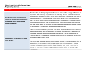Sample Expert Scientific Review Report