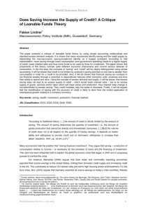 Does Saving Increase the Supply of Credit? A Critique of Loanable