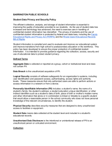 BPS Student Data Privacy and Security Policy