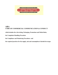 CODE OF COMMERCIAL COMMUNICATION
