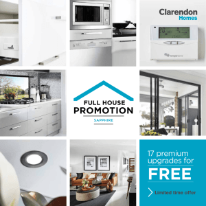 ION PROMOTION - Clarendon Homes