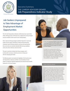 Job Preparedness Indicator Study