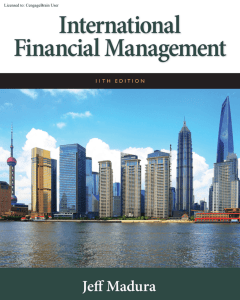 International Financial Management, 11th ed.