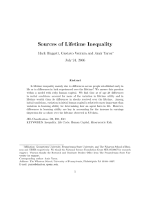 Sources of Life-Cycle Inequality