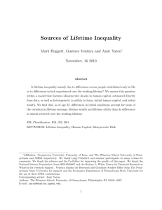 Sources of Lifetime Inequality