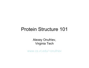 Protein Structure 101