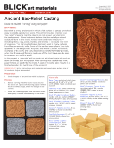 Ancient Bas-Relief Casting - Blick Art Materials