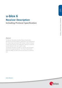 u-blox 6 Receiver Description and Protocol Specification