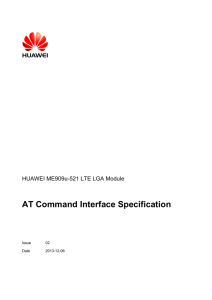 AT Command Interface Specification